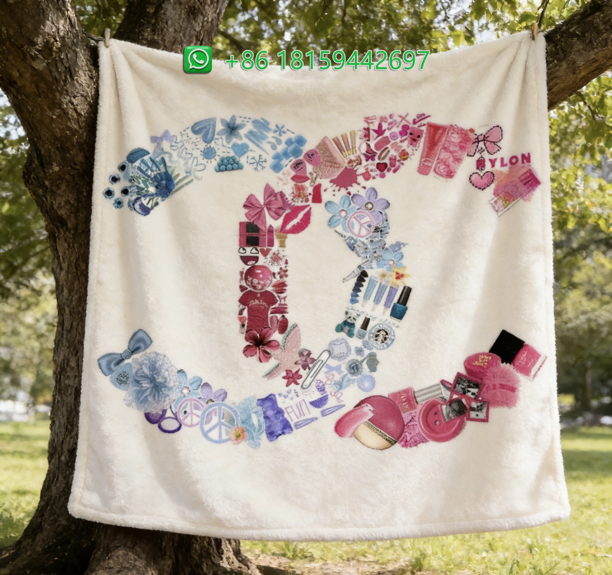 Chanel Throw Blankets